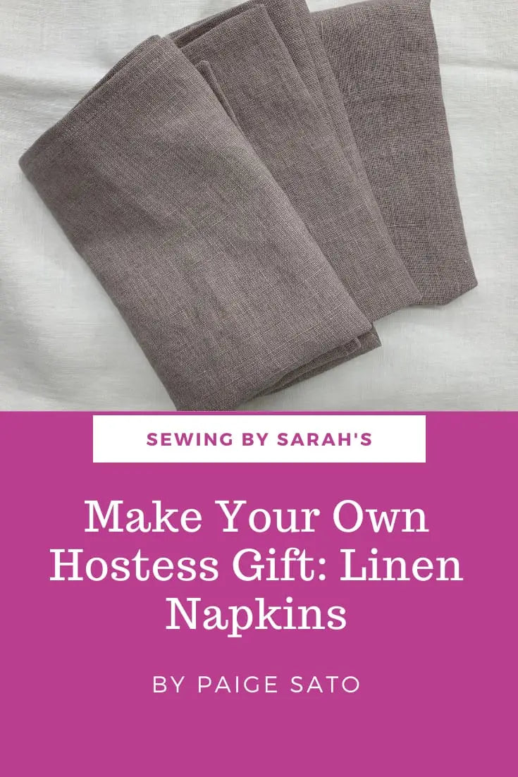 Making Hostess Gifts--Napkins with a Mitered Corner