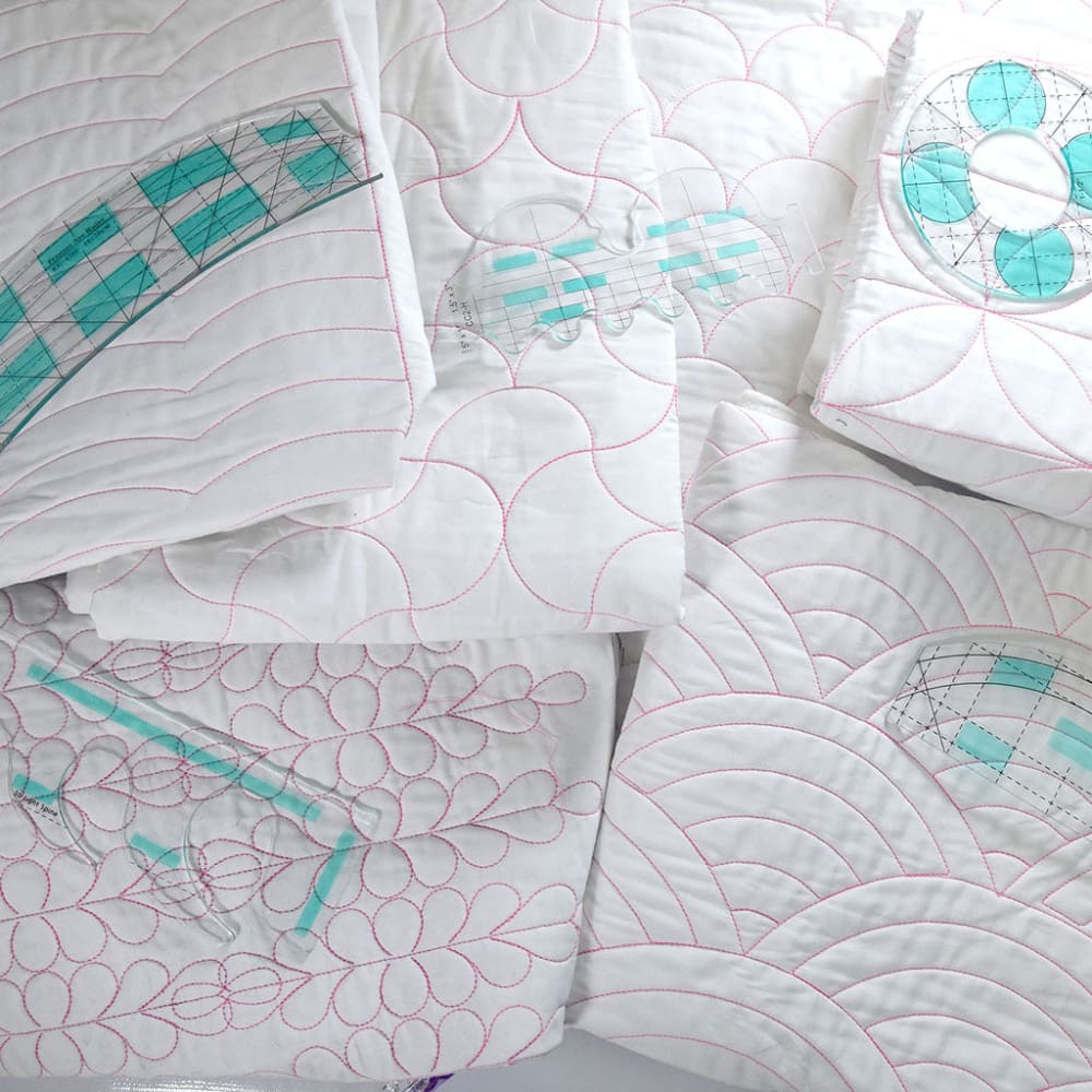 Free Motion Quilting Essentials Template Set - Templates