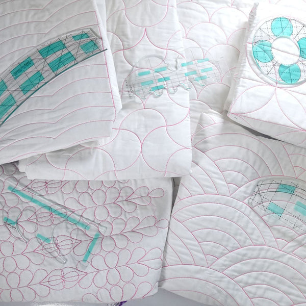 Free Motion Quilting Template and Rulers set - Sewing By Sarah free-motion-quilting-template-and-rulers-set-sewing-by-sarah