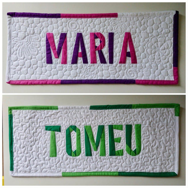 Papier-Mâché letters with Handmade Paper