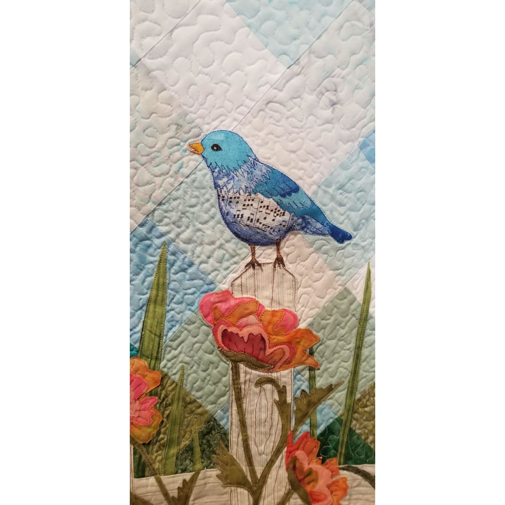 Songbird in my garden- PDF Pattern by Sharon Joy Picciolo - 