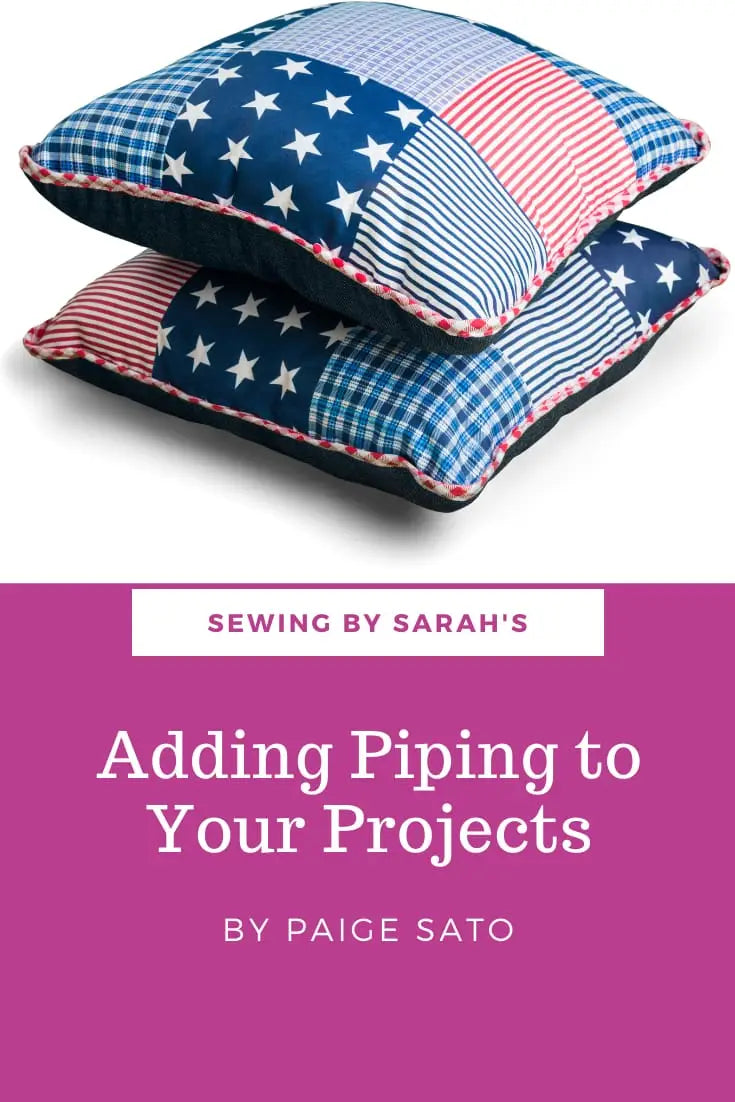 How to Add Piping to Your Sewing Projects