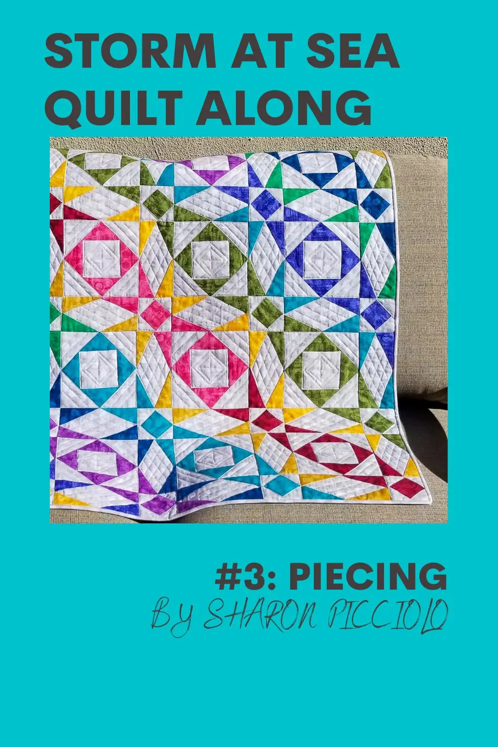 Storm at Sea Quilt Along #3: Piecing your quilt top