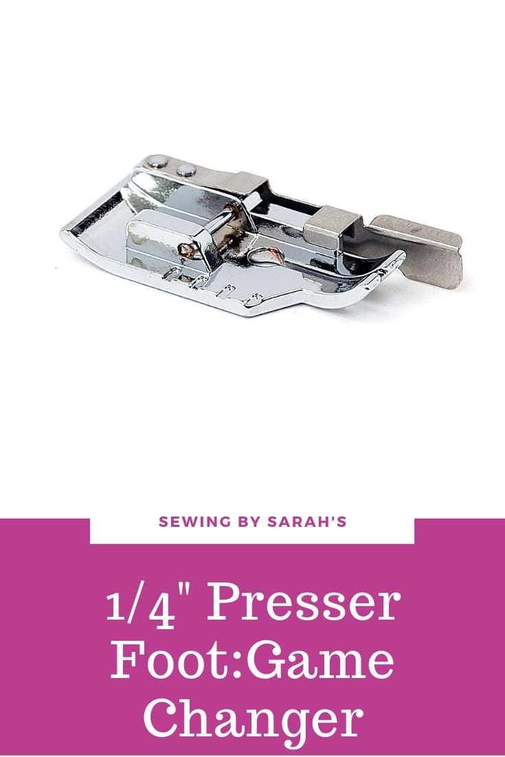 The 1/4 Presser Feet...Game Changer