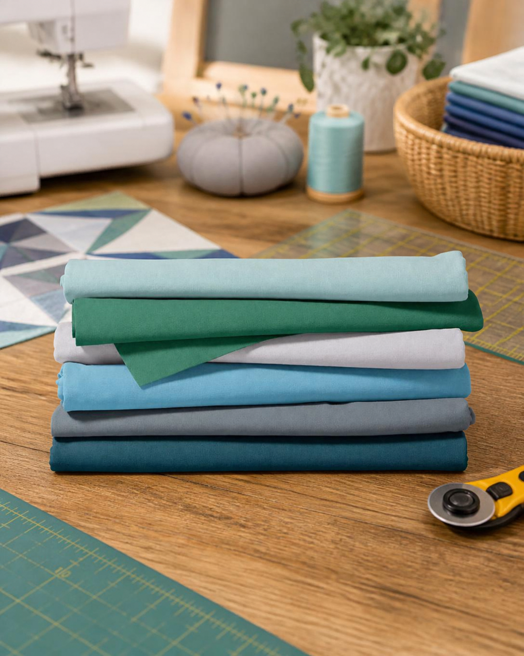 Ocean Depths Half Yard Solid Bundle