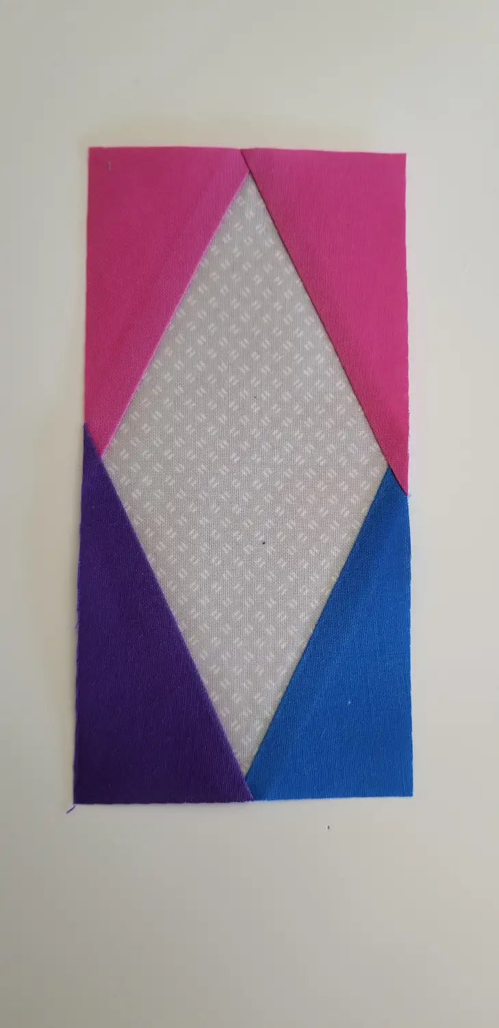 Diamond block trimmed