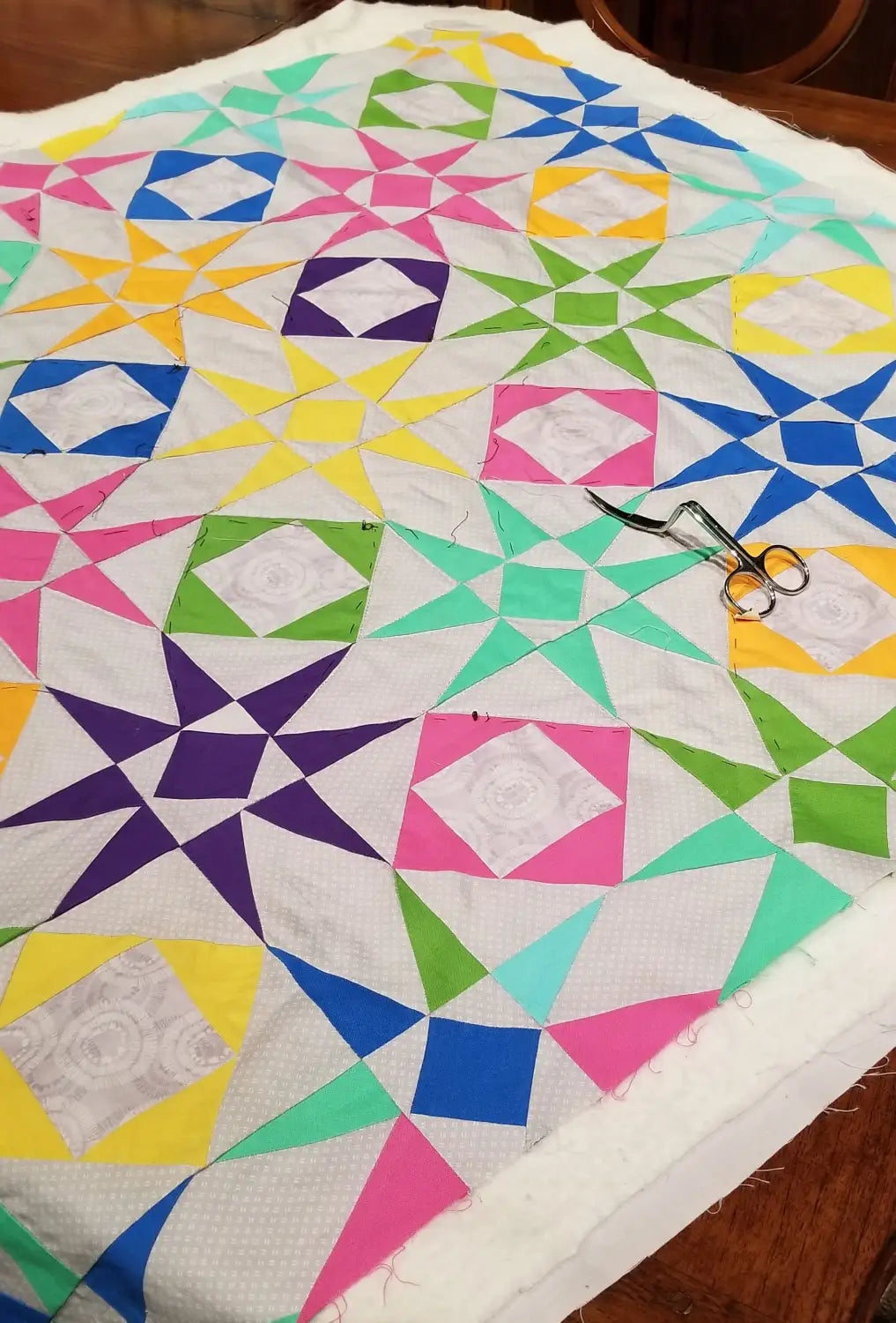 Storm at sea quilt along