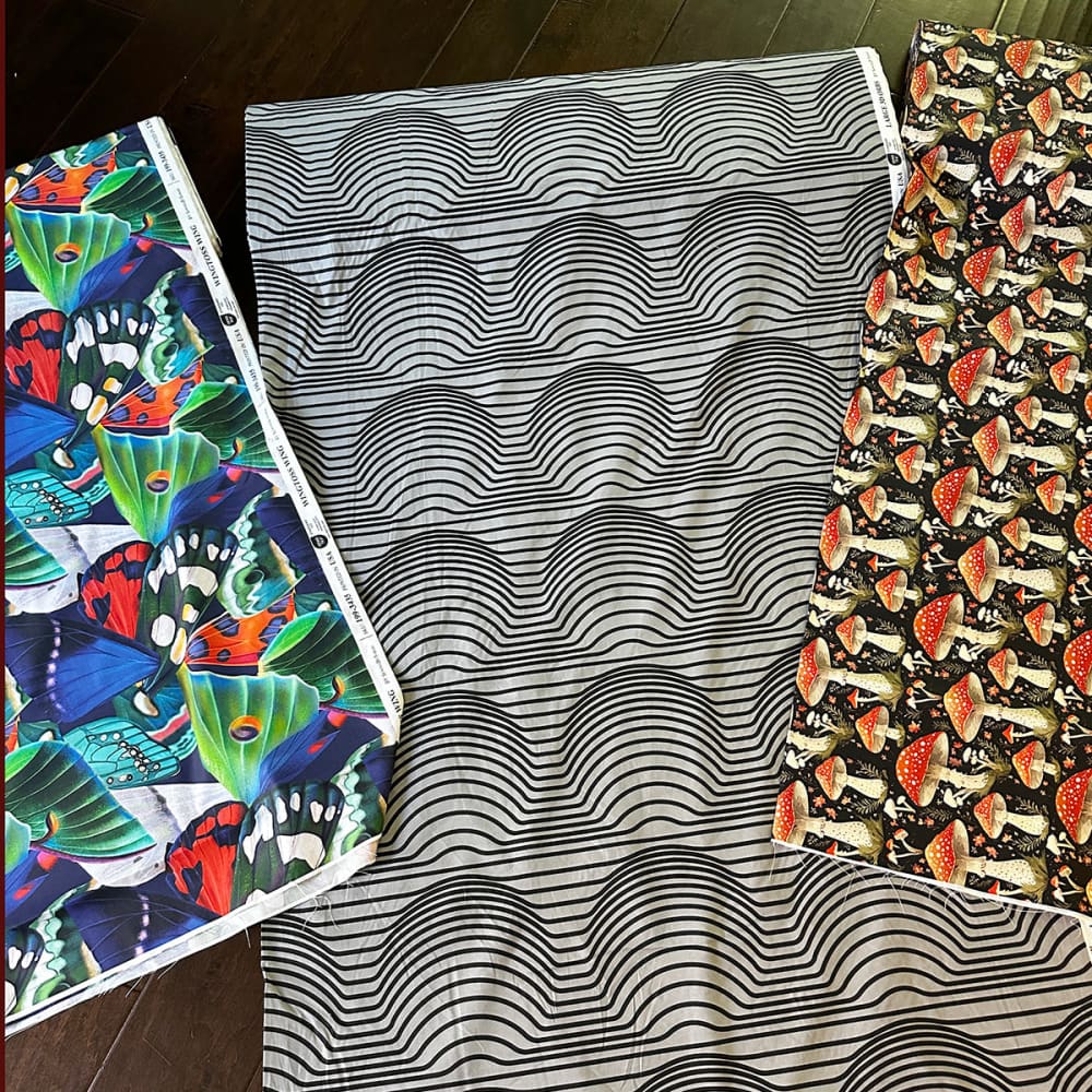 3D Orbs Large Print Fabric 60 Wide