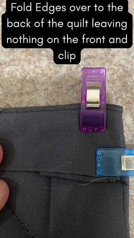 Turn facing to the back and clip