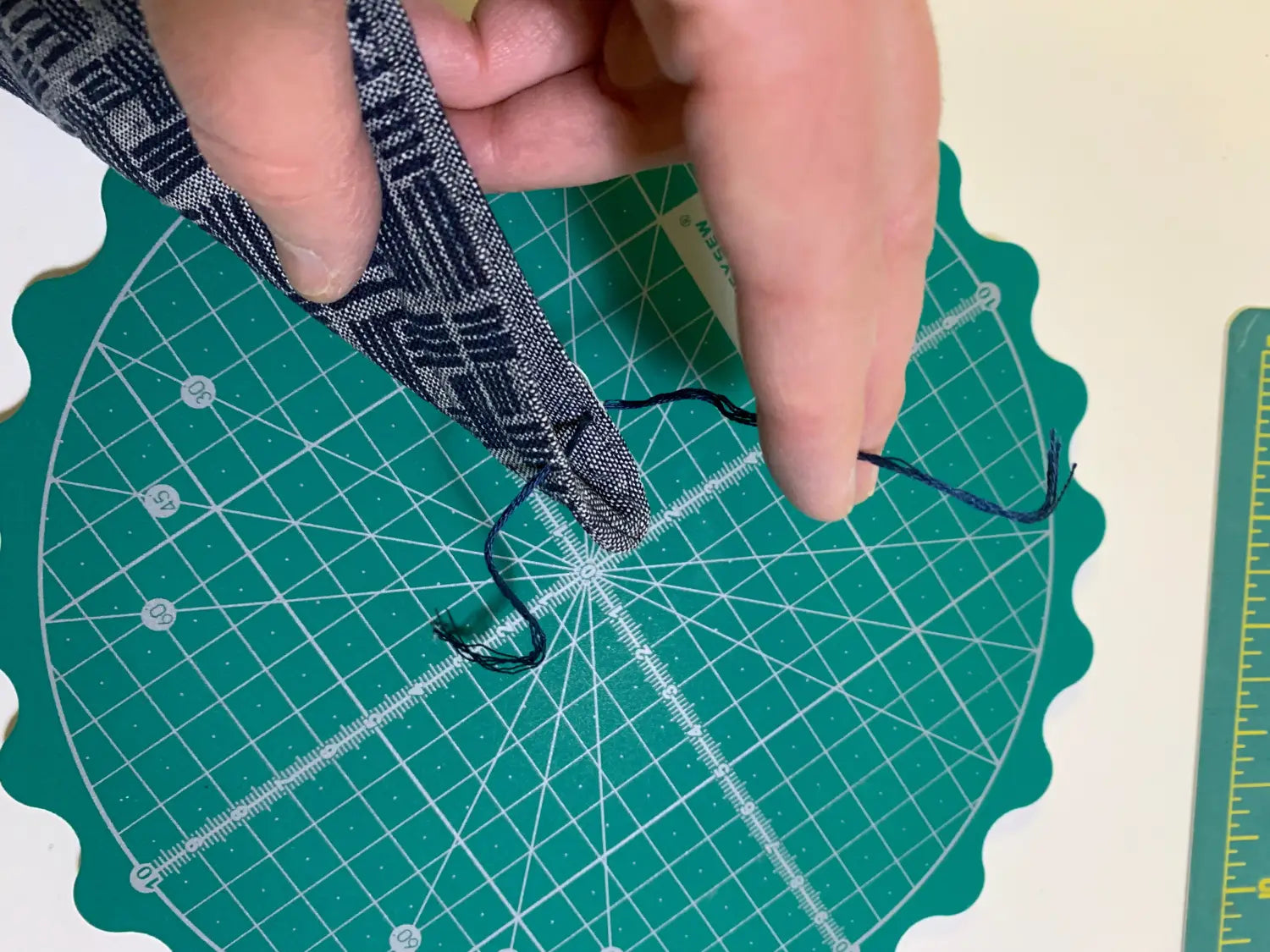 Quick and Easy Sewing Project: Catch-all Fabric Trays