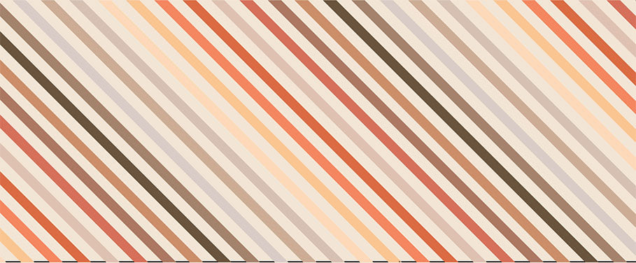 Perfect Binding Yardage Funghi Stripe