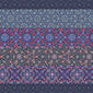 A repeating horizontal patterned band with a dark navy top section, a wide lavender-purple middle section, and a thin red line running through the center.