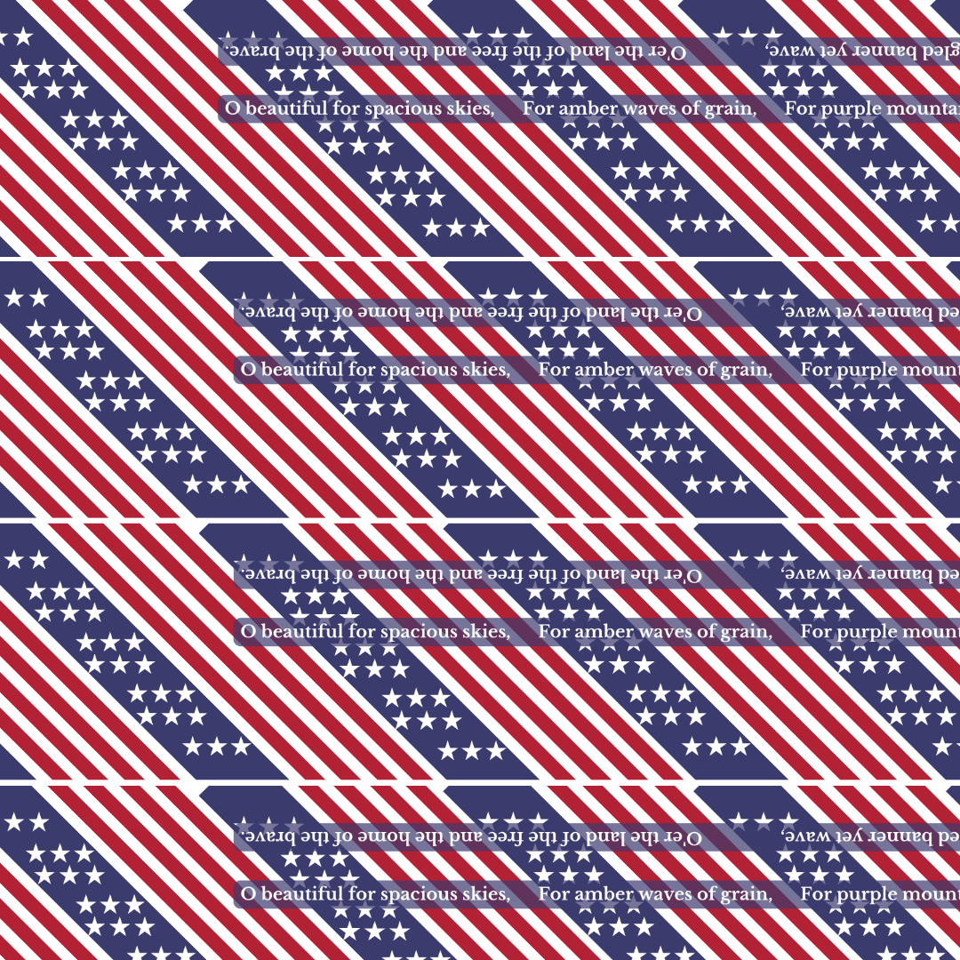 BOLT of Perfect Binding Yardage Patriotic