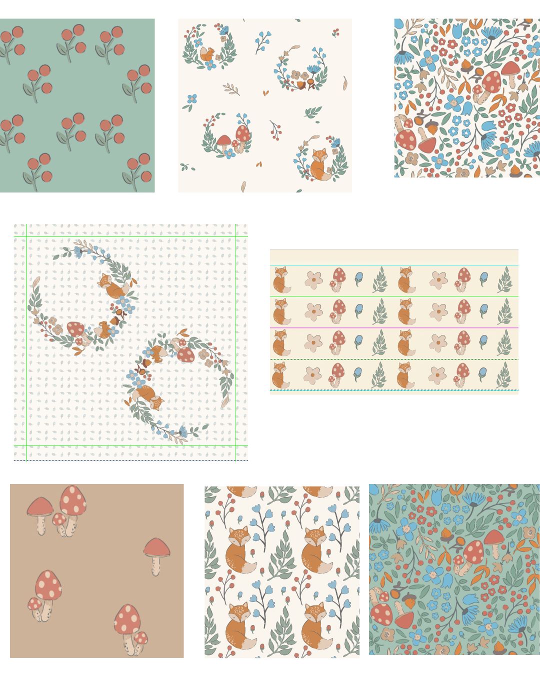 Toadstool Trail by 8th & Weft September