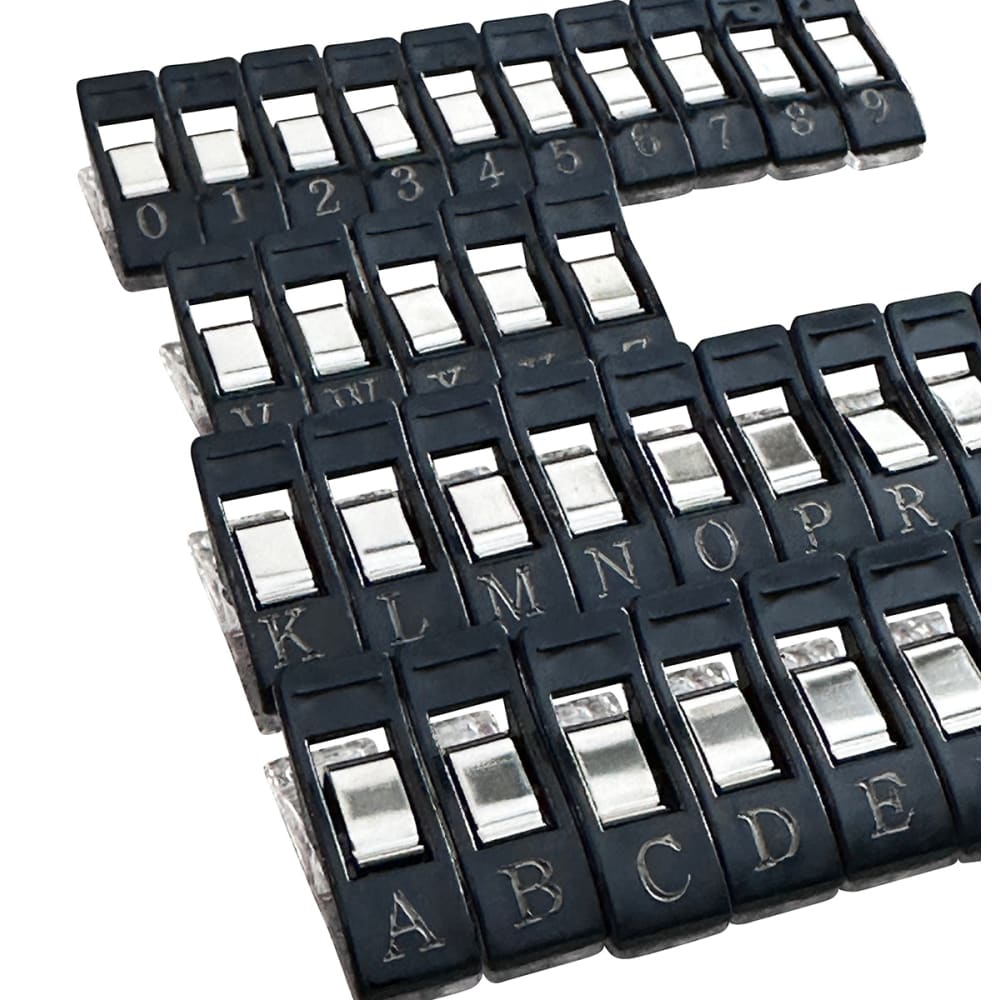 AlphaClips - Black - Sewing Tools & Accessory