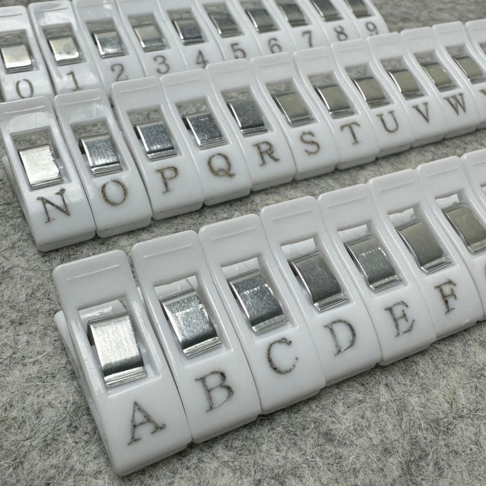 AlphaClips - White - Sewing Tools &amp; Accessory