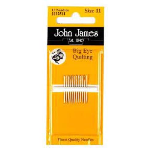 Big Eye Quilting Needles Size 11 - Notions