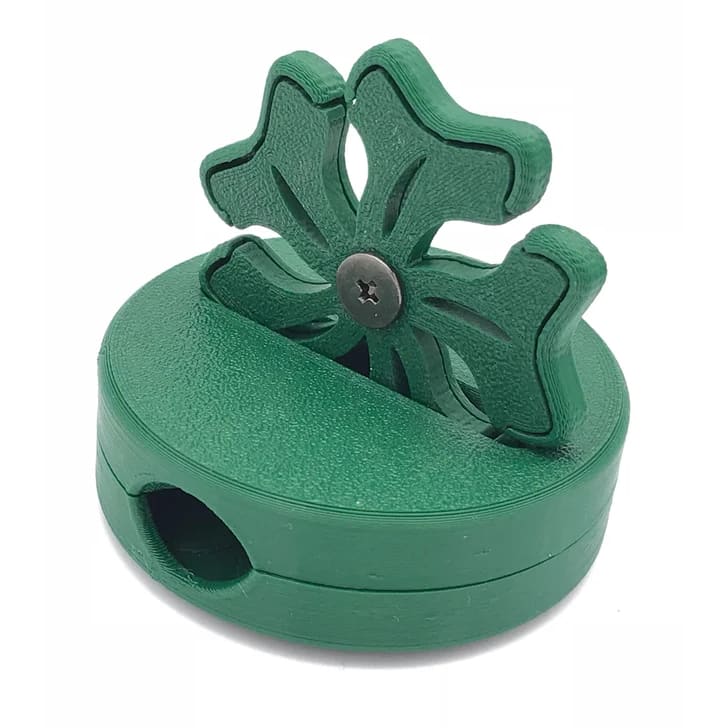 Green plastic rotary sprinkler head for bladesaver thread cutter with 45mm rotary blades