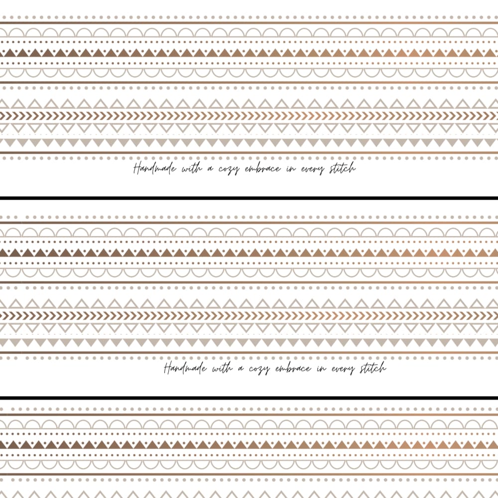 BOLT of Cozy Geometric Binding - Fabric