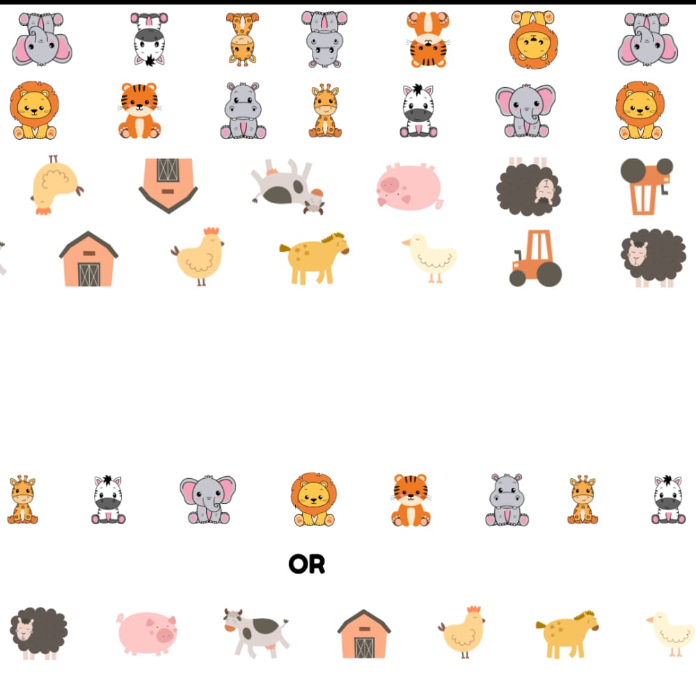 BOLT of Perfect Binding Yardage Childrens Animals - Fabric