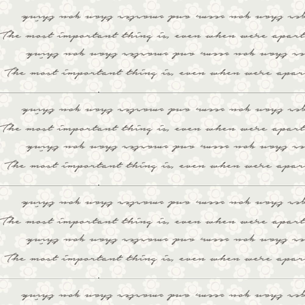 BOLT of Perfect Binding Yardage Inspirational Quotes
