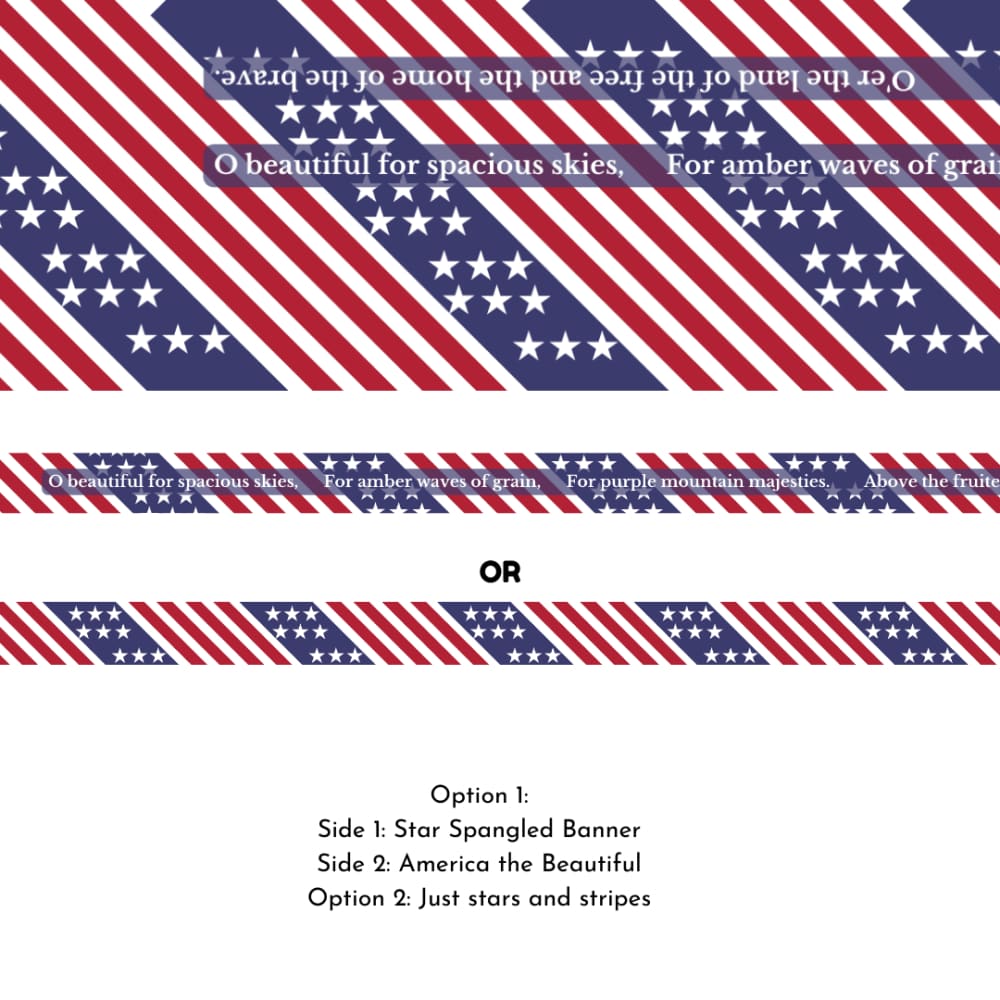 BOLT of Perfect Binding Yardage Patriotic - Fabric