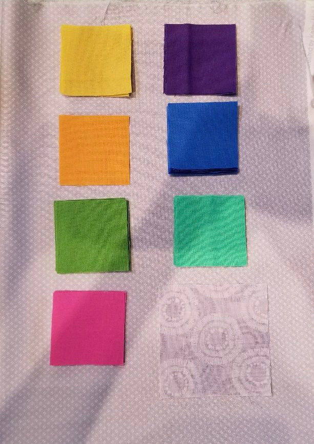 Color choices for Jelly Roll Storm at Sea Quilt Along