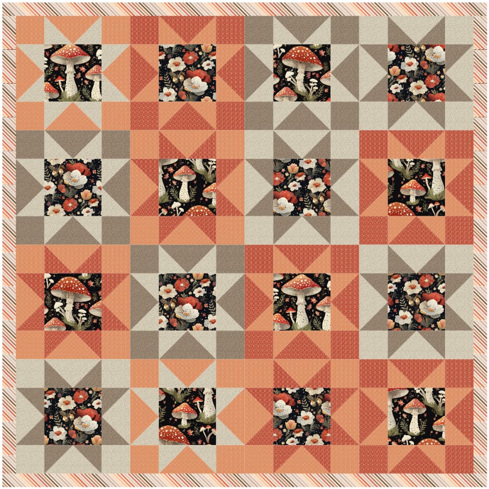 FUNghi by 8th & Weft September 2025 - Fabric