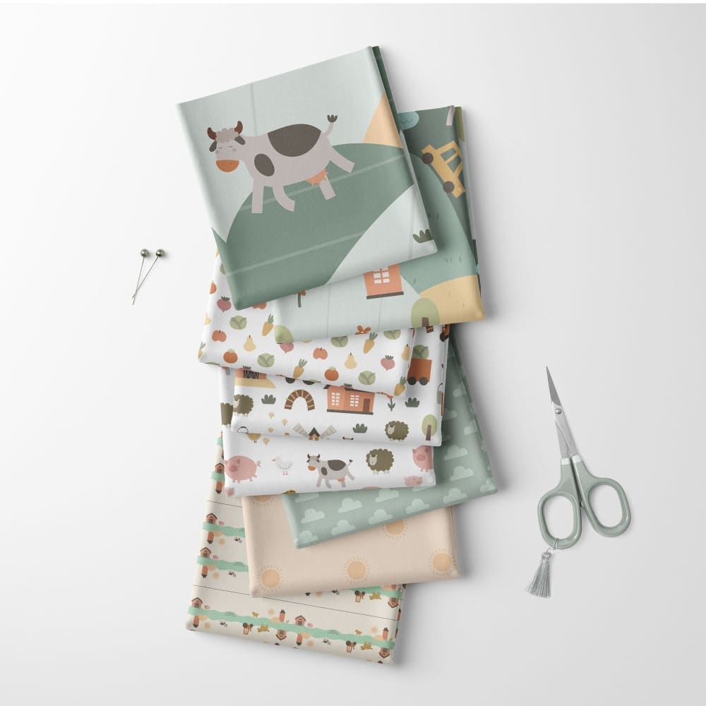 Home Sweet Farm by 8th & Weft June 2025 - Fabric