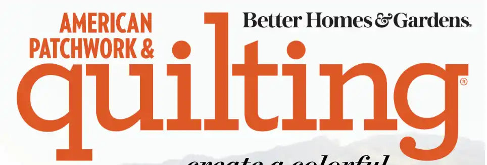 Magazine title for quilting and patchwork.