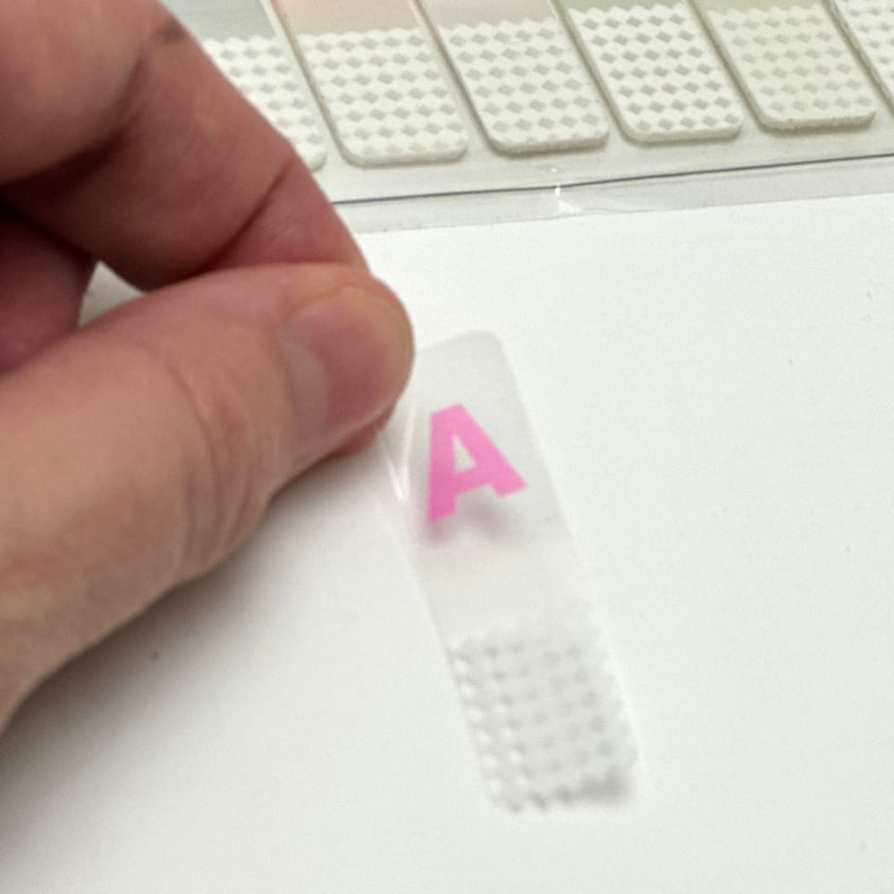 Sewing By Sarah - Marking Sticky Tabs
