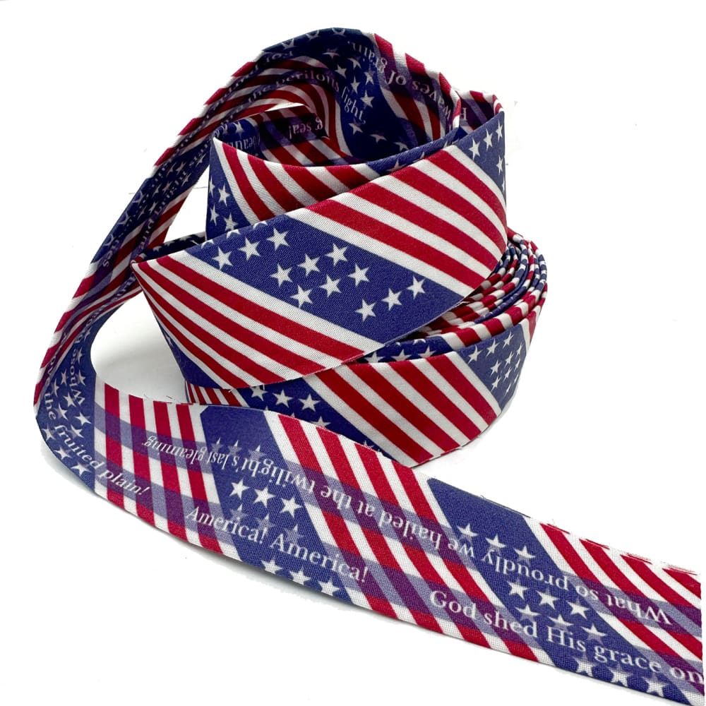 Perfect Binding- Patriotic - Patriotic / 5 yards - Fabric
