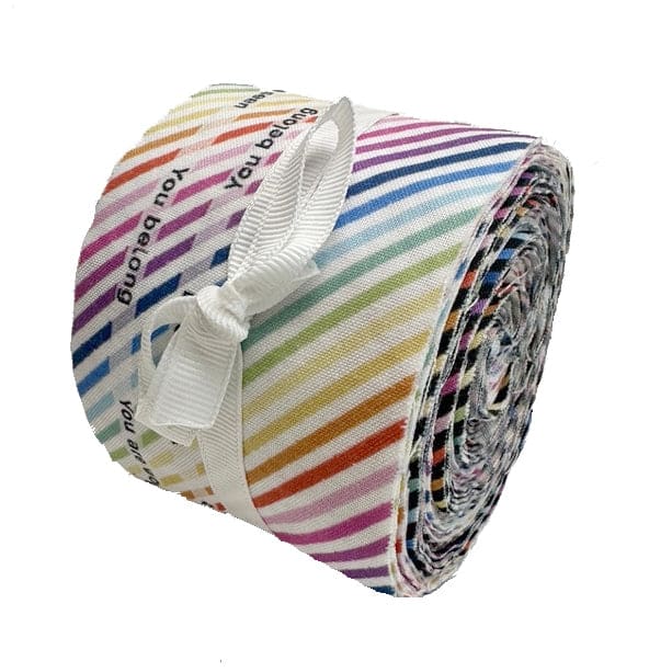 Perfect Binding - Rainbow Stripe - Fabric