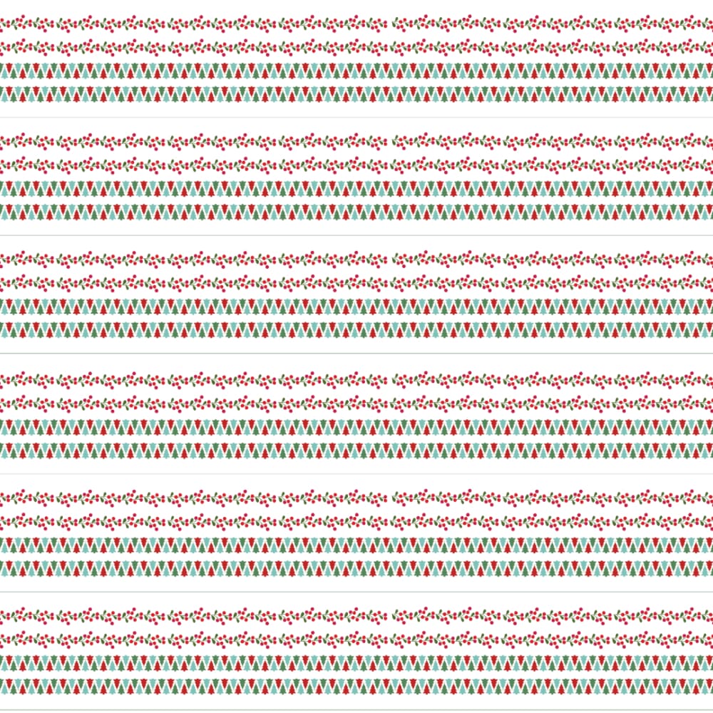 Perfect Binding Yardage Holiday Berries and Trees - Fabric