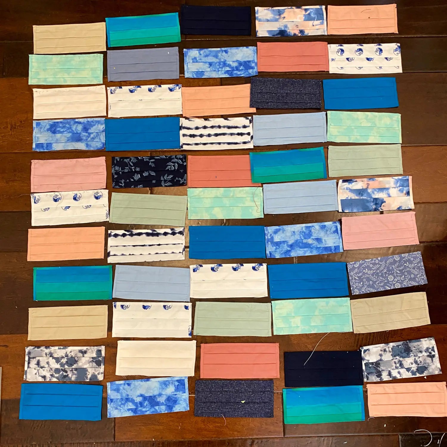 Puff Quilt Layout