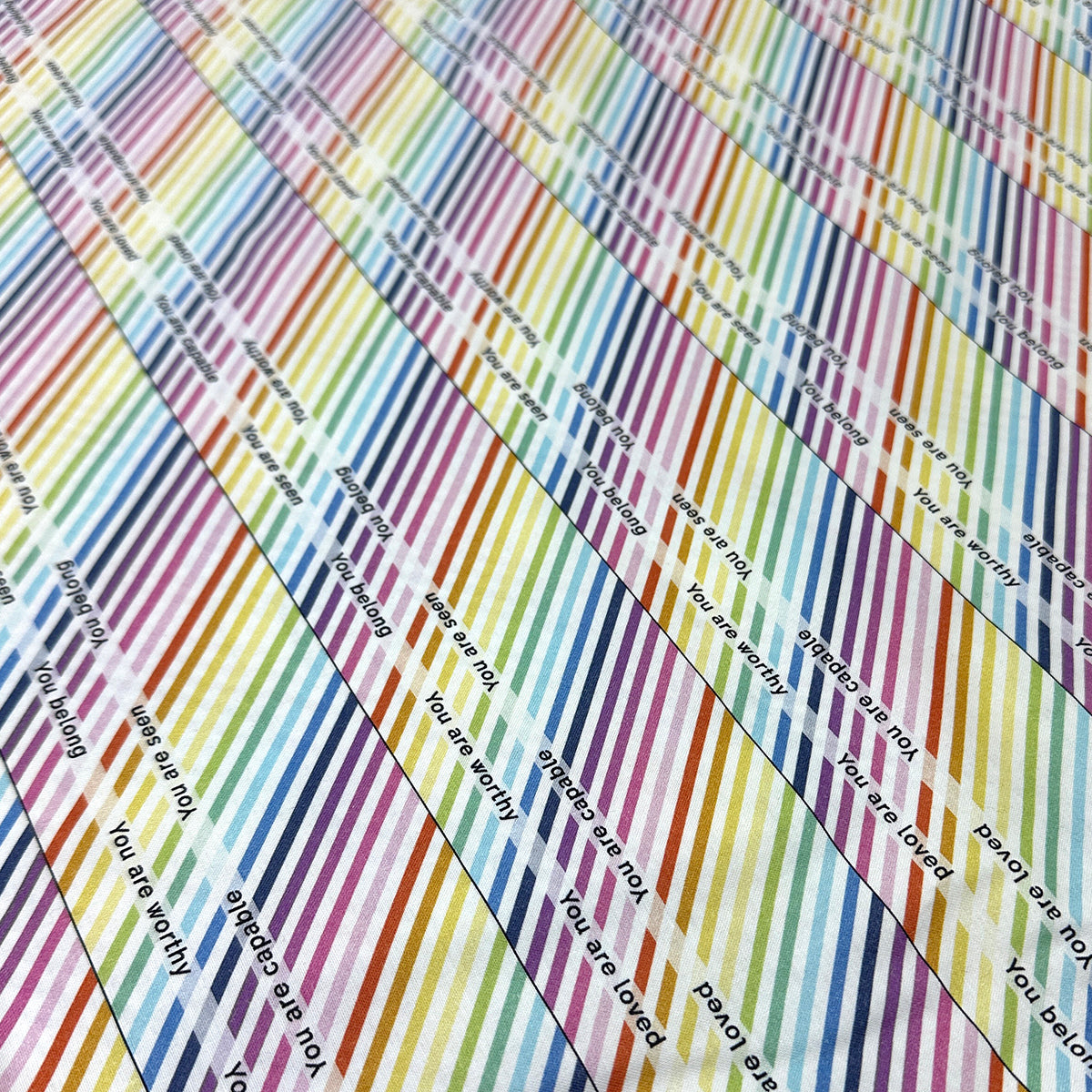 Perfect Binding Yardage Rainbow Stripe