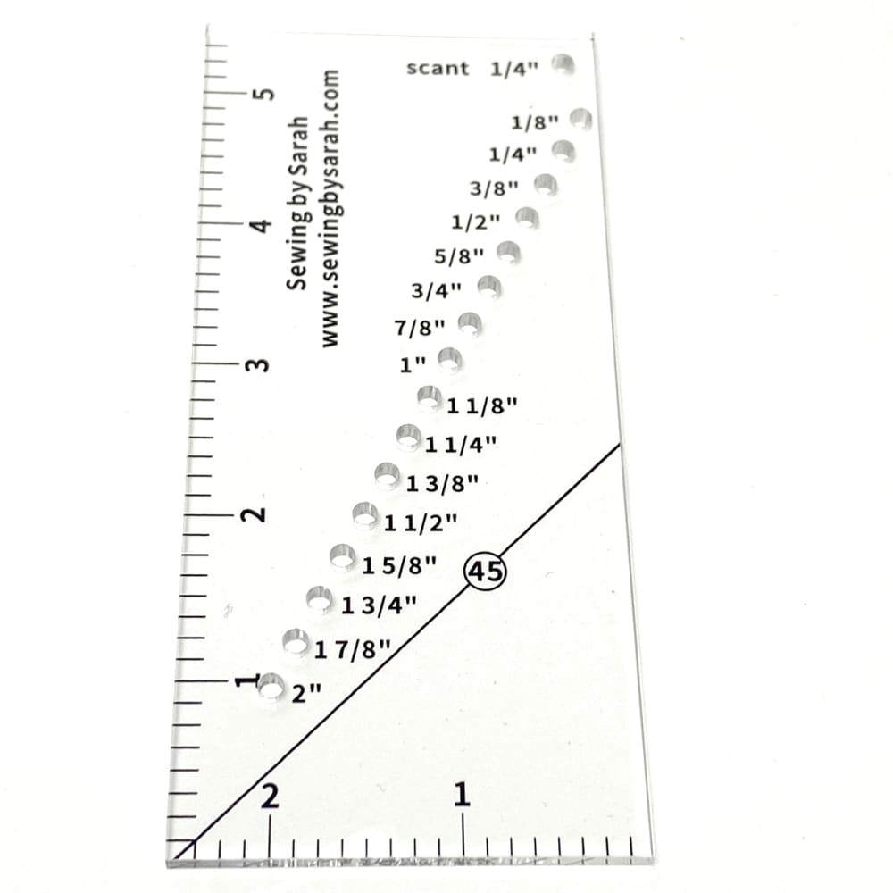 Seam Allowance Ruler and 2 Magnetic Seam Guide for Sewing Machine