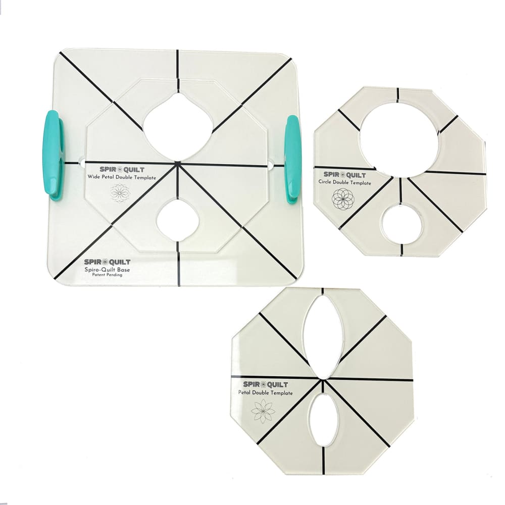 Spiro-Quilt Large Free Motion Quilting Set - Templates