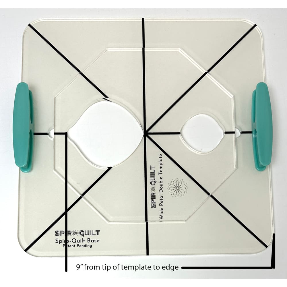 Free Motion Ruler Base Sewing By Sarah - Spiro-Quilt Free Motion Quilting Set