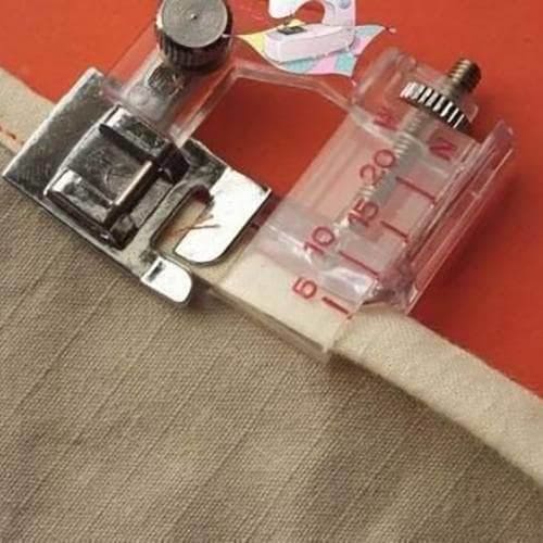 Bias Tape Binder Binding Foot #5011-19 Snap-On For Domestic Sewing Machine