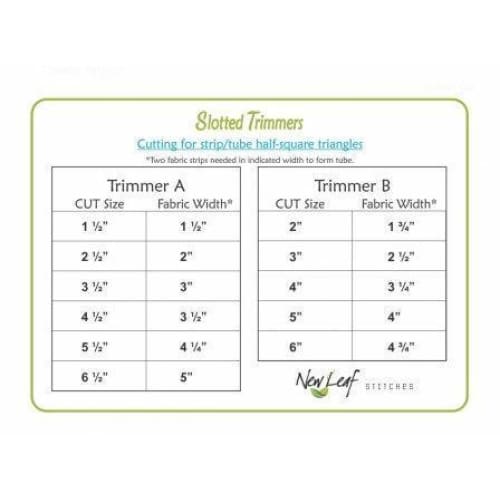 Clearly Perfect Slotted Trimmers - Rulers