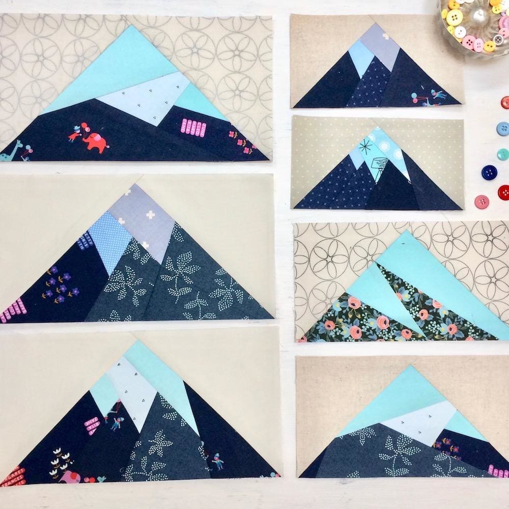 Complete Scrappy Mountains Pattern Bundle by Leila Gardunia-