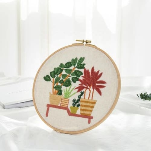 Embroidery Kit - Planter Bench - Kits