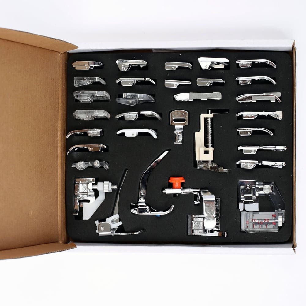 Essential 32 Piece Presser Foot Set. - Sewing By Sarah