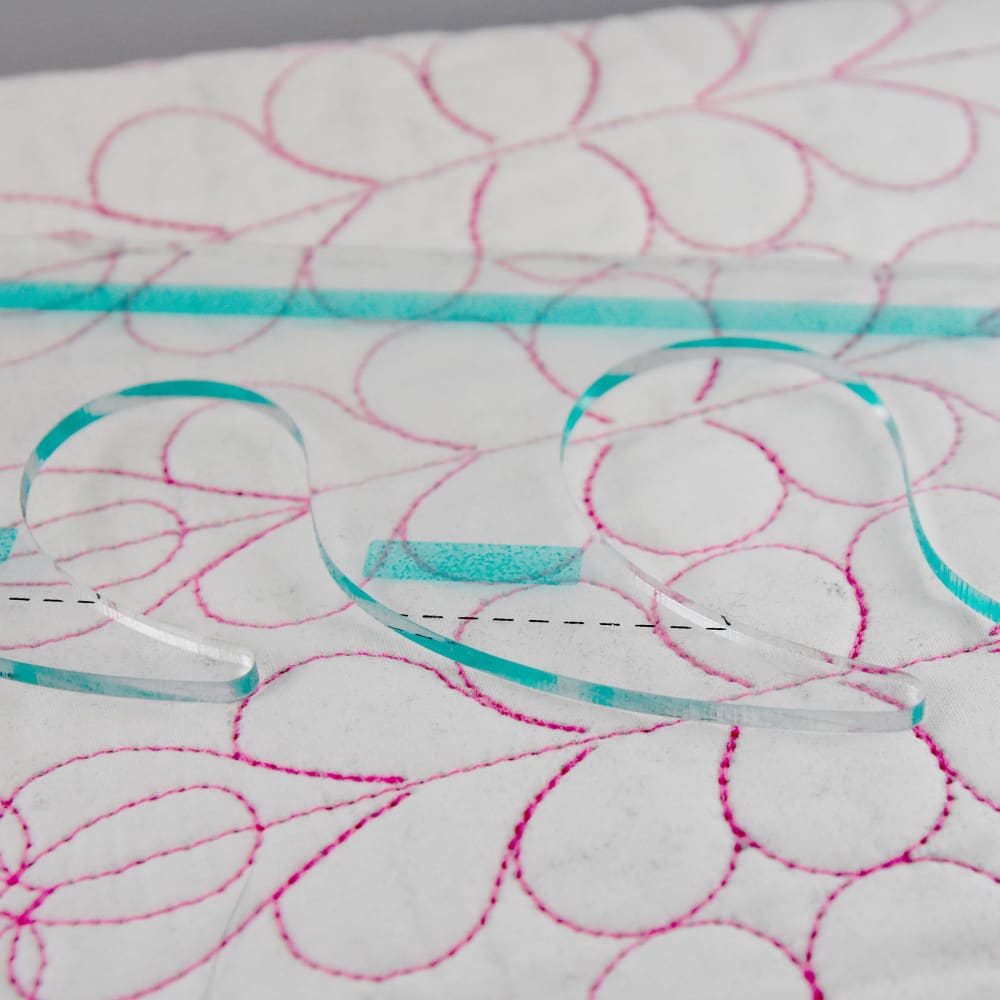 Free Motion Quilting Template and Rulers set - Sewing By Sarah