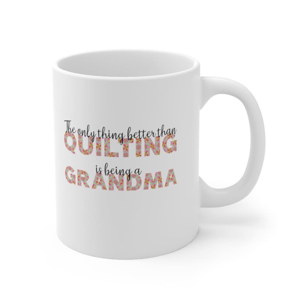Sewing By Sarah - Grandma Quilting 11 oz. Mug