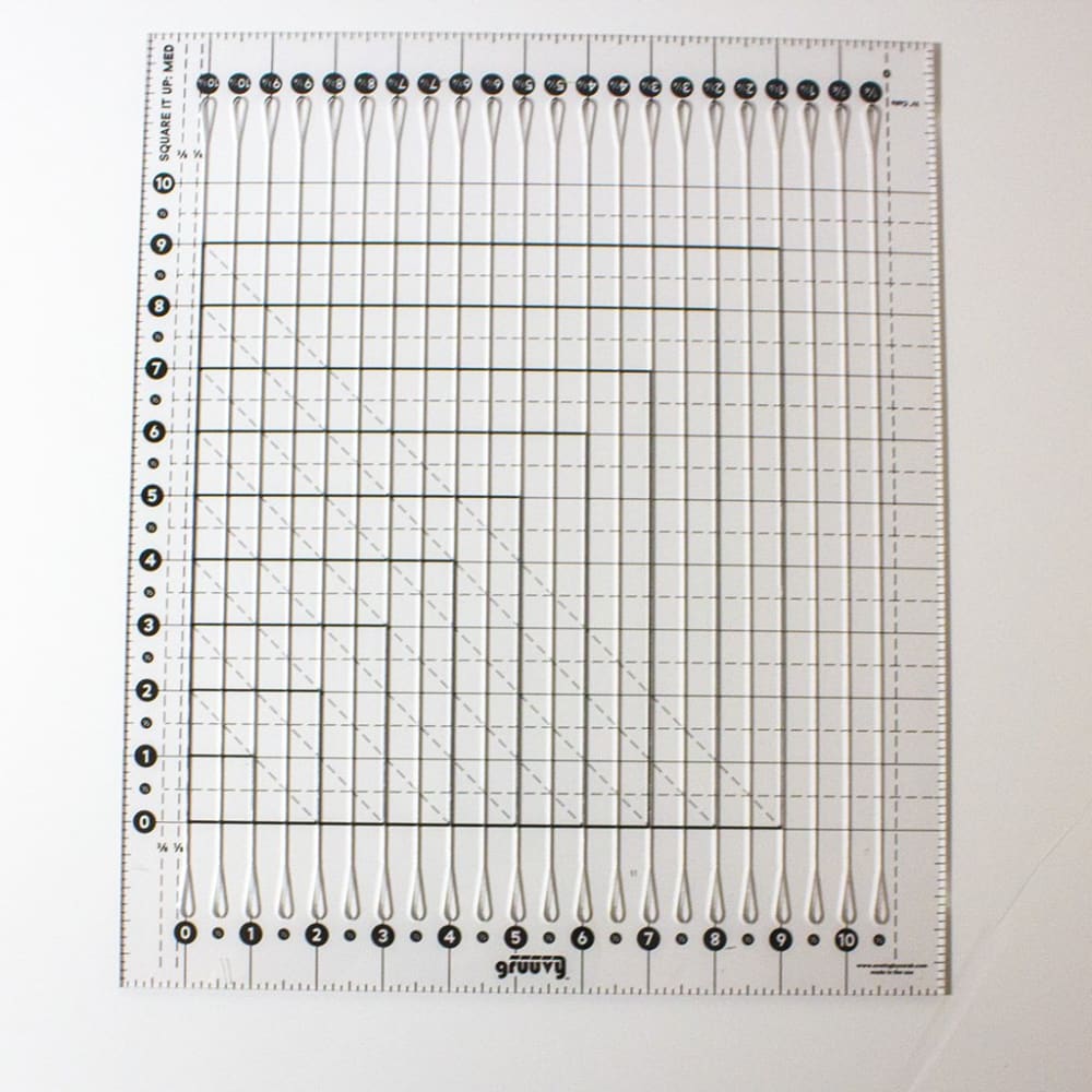 Cutting Ruler, QUILTER'S SELECT 2 1/2 x 12 ( Non-Slip Coating)