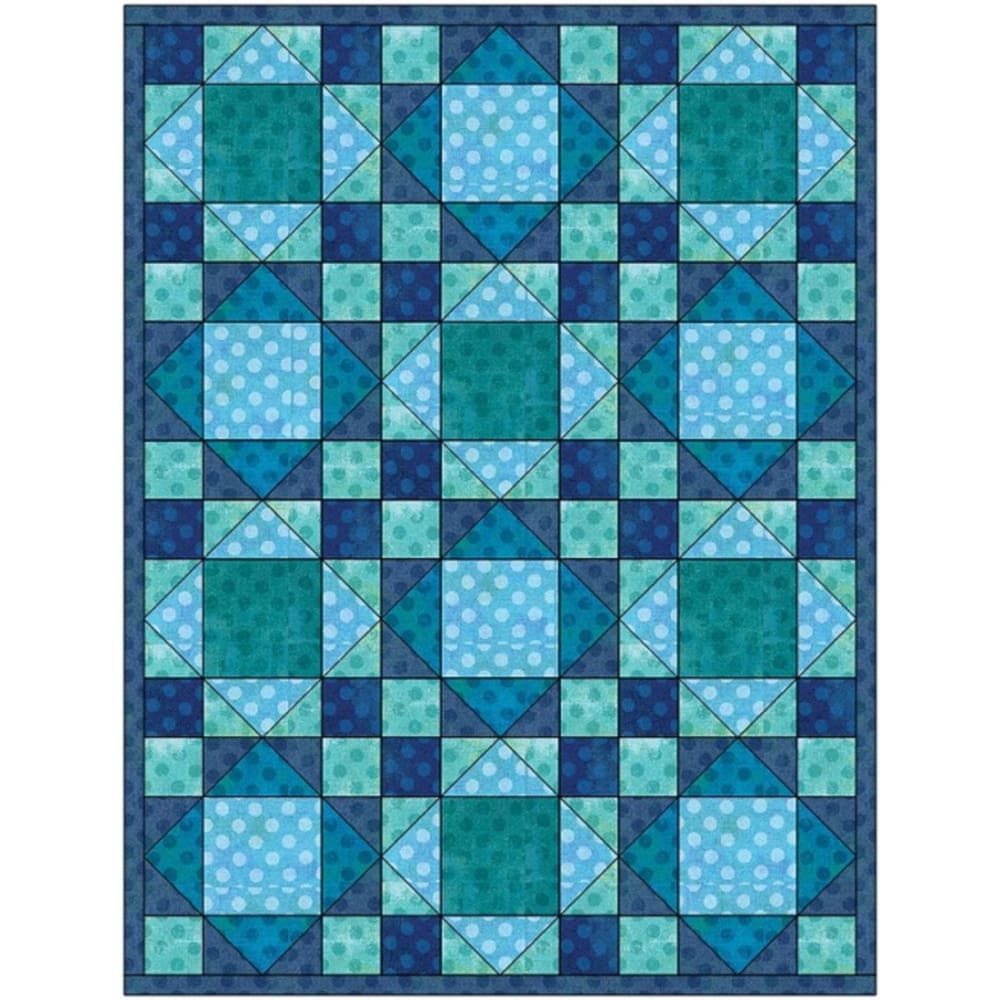 Kings Crown Block Baby Quilt #2 PDF Pattern by Donna 