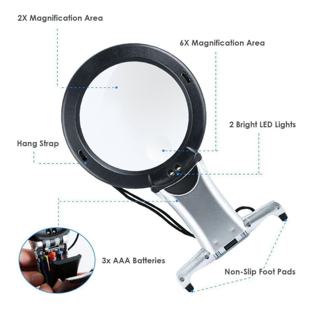 Sew Easy Hands Free Magnifier with Light 1EA