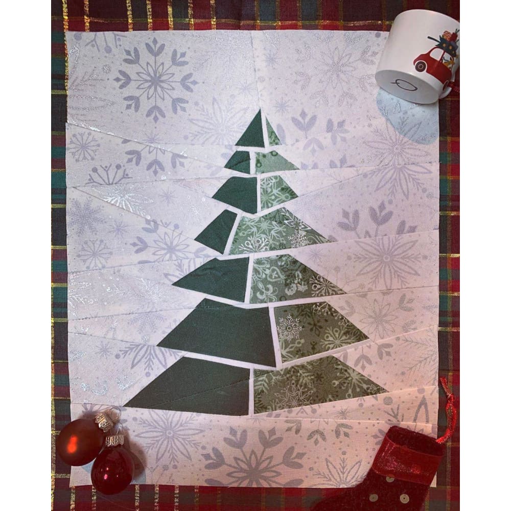 Nordic Tree Foundation Paper Piecing Pattern by Catalina 